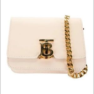 Burberry gold belt bag